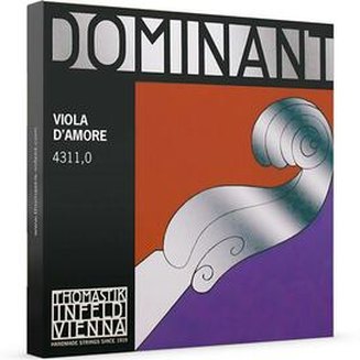 Snaren voor viola d'amore