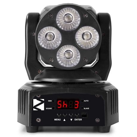 BeamZ MHL36 LED Wash Moving Head Set van 2 – 4x 9W RGBW in Draagtasje