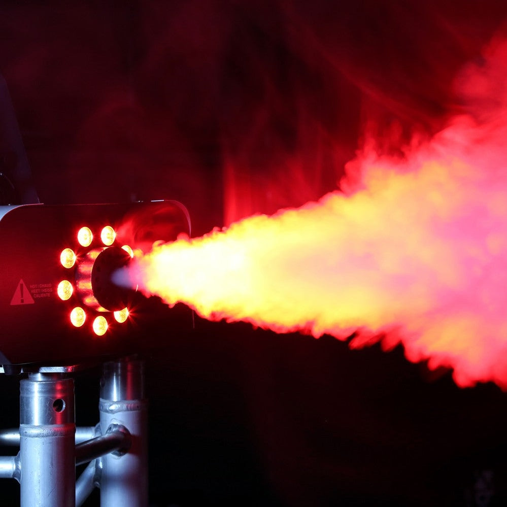 beamZ S1500LED Rookmachine 1500W met 9x 3W RGB LED en DMX-sturing