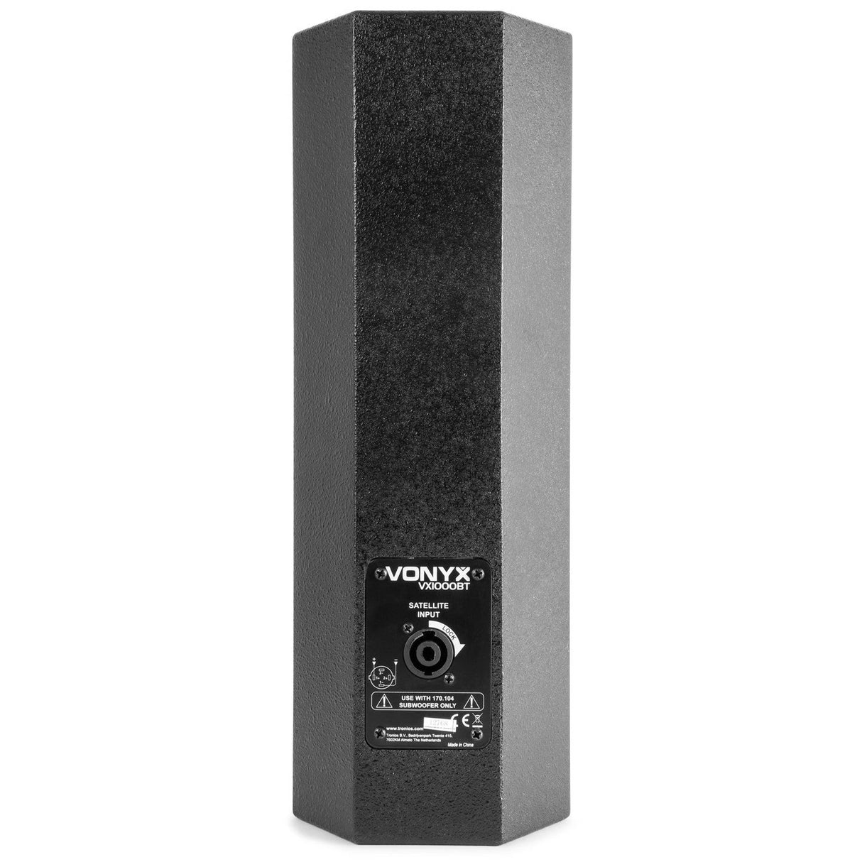VONYX VX1000BT 1000W 2.2 Actieve Speakerset met Dubbele 10 inch Subwoofers en Bluetooth