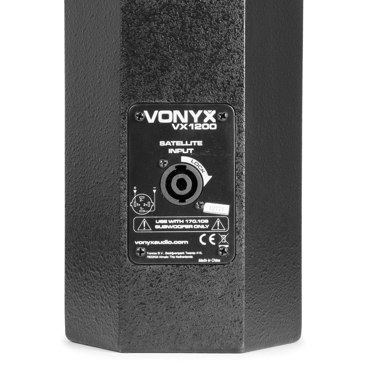 VONYX VX1200 750W Kolom Geluidssysteem met 12 inch Subwoofer en 4x 4,5 inch Drivers