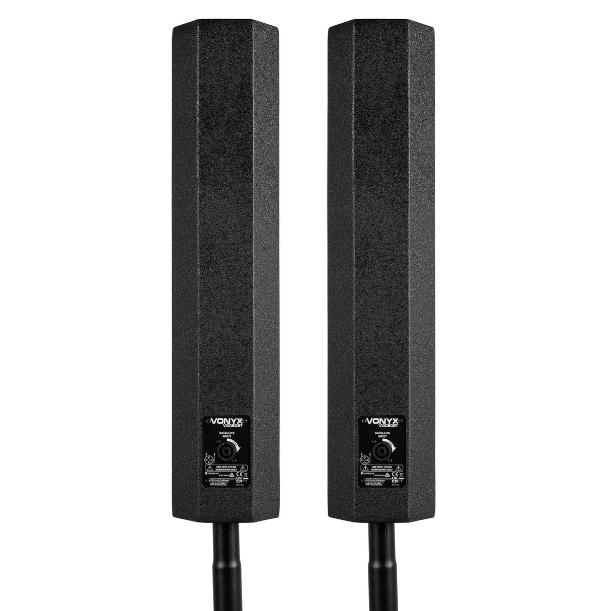 VONYX VX1080BT 1250W 2.2 Actieve Speakerset met Dubbele 15 inch Subwoofers en Bluetooth 5.3