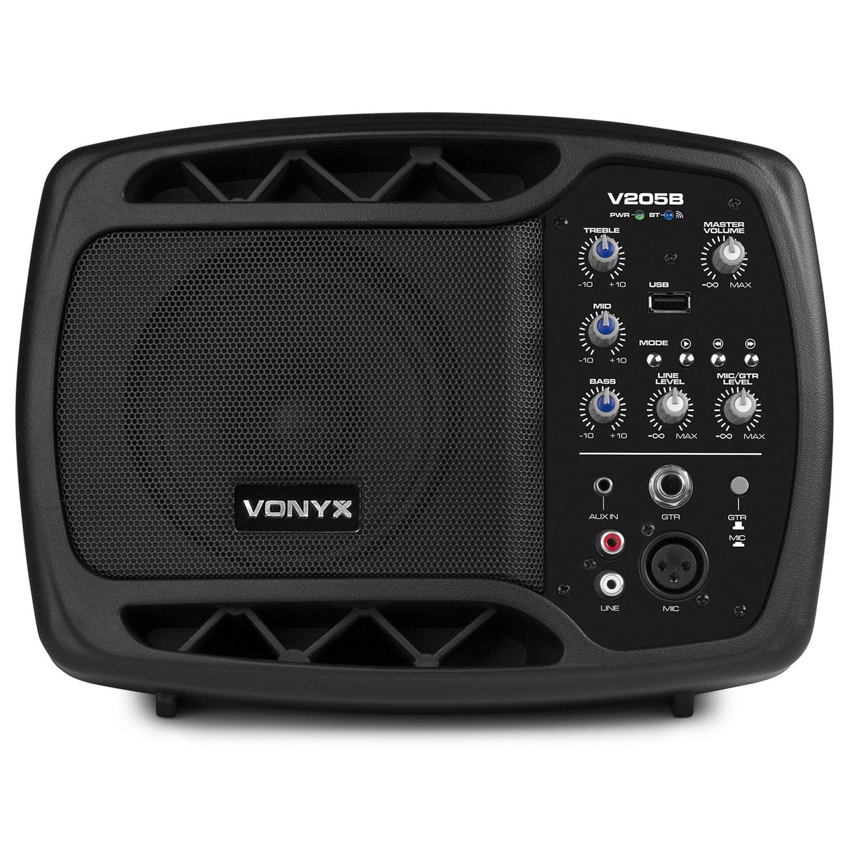 VONYX V205B Actieve Personal Monitor Speaker 80W met Bluetooth en USB MP3 Speler