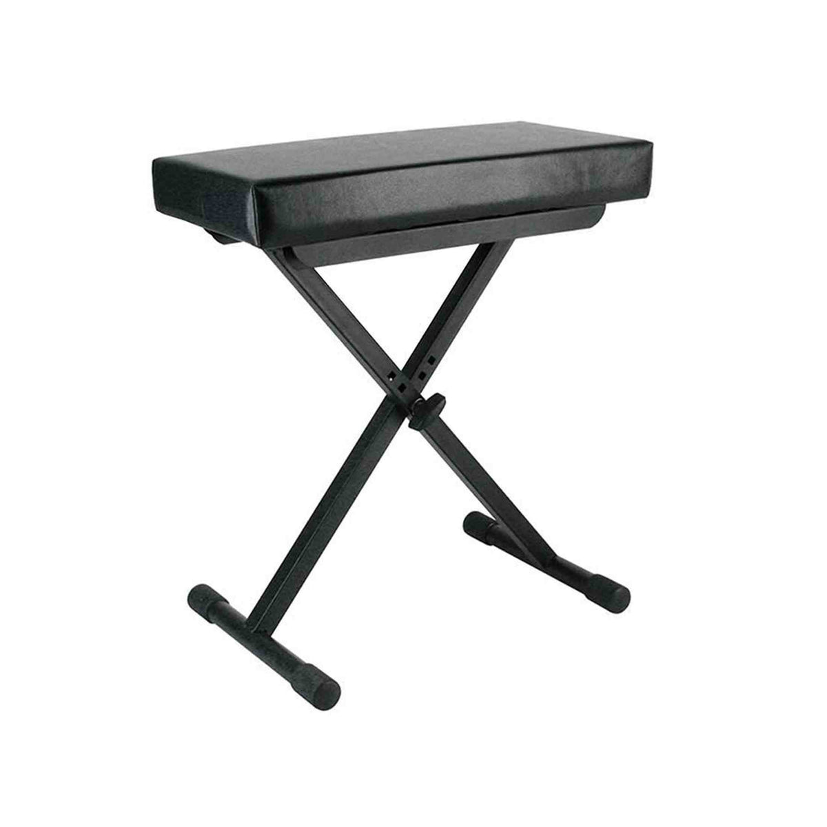 NUX NPK-10 digitale stage piano zwart met NPS1 standaard, 88 toetsen en kruk