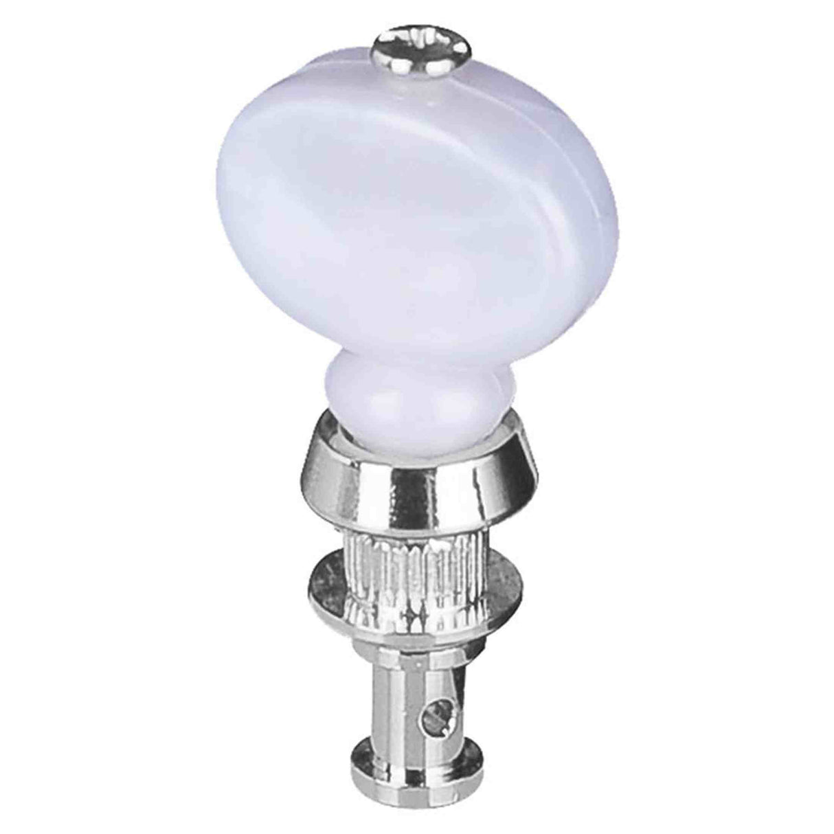 Boston UMH-200-PW Stemmechanieken voor Ukelele Vernikkeld met Parelmoer Witte Knoppen Set van 4