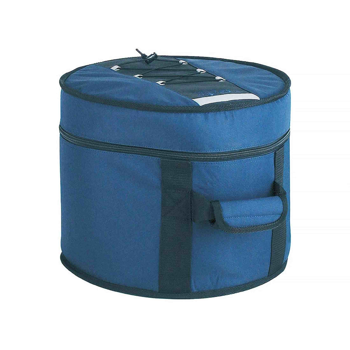 Boston DBL-12-T Deluxe gigbag voor tom 12", zwart-blauw, 15 mm gevoerd hardfoam