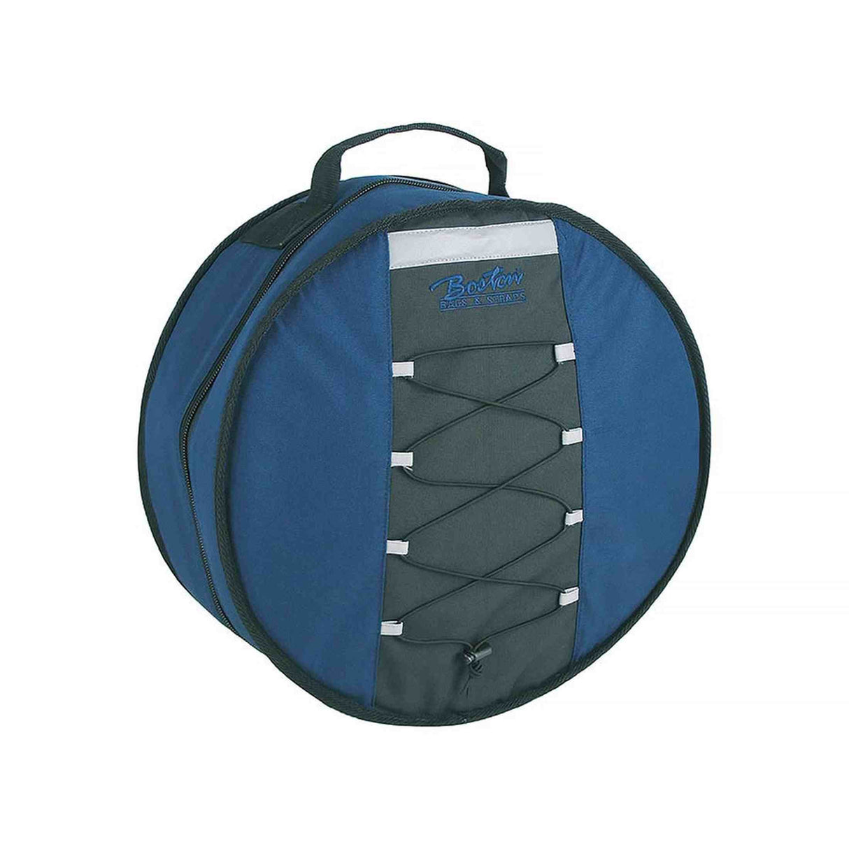 Boston DBL-1465-S Deluxe gigbag voor snaartrom 14"x 6.5", zwart-blauw, 15 mm gevoerd hardfoam