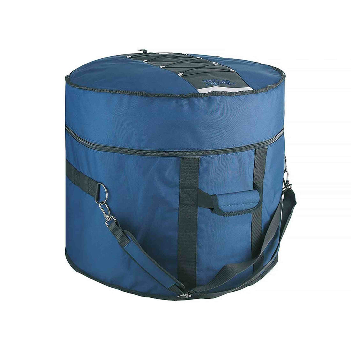 Boston DBL-18-F Deluxe gigbag voor floortom 18", zwart-blauw, 15 mm gevoerd hardfoam