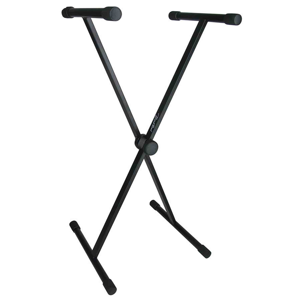 Boston KS-105 Keyboardstatief – X-model, 35 cm dragers, twist lock, zwart