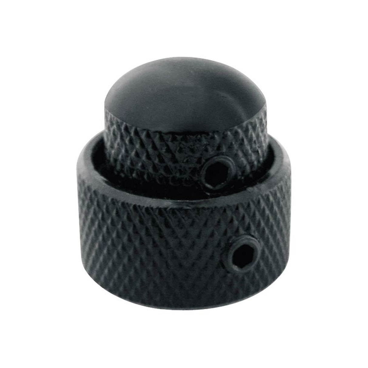 Boston KB-280 Dubbele Dome Knop - Metalen Zwart, 15x14mm & 19x12mm