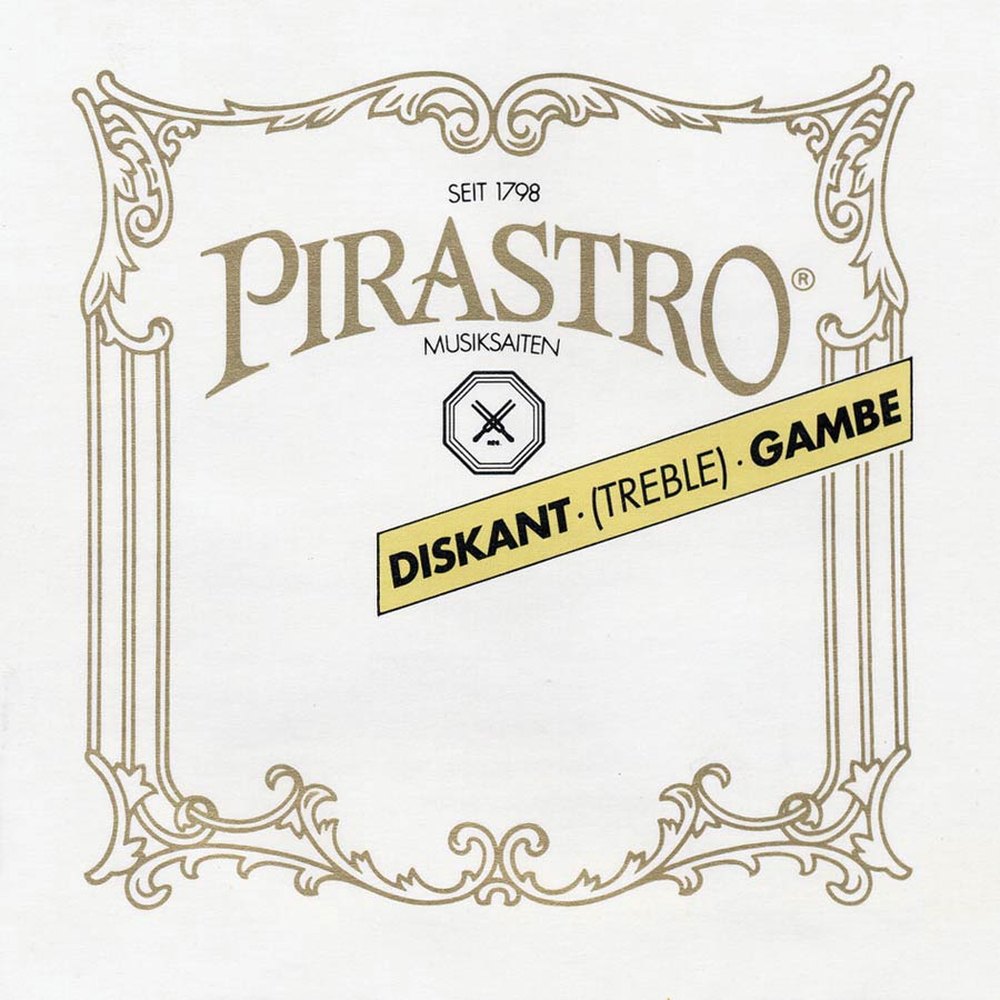 Pirastro P253530 treble-gamba string G-5 21 3/4 , gut core, silver-plated