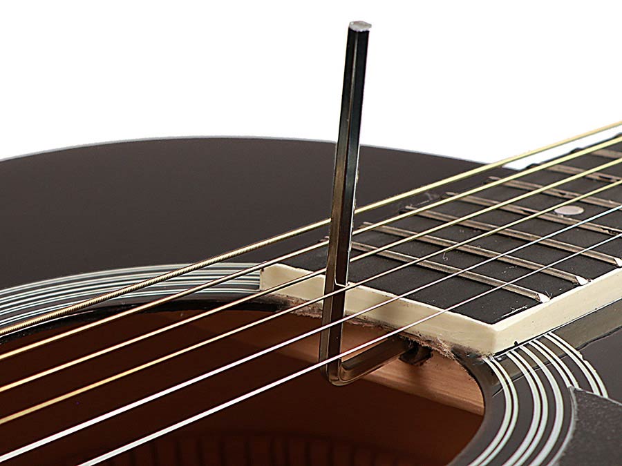 Nashville GSD-60-BK Dreadnought Akoestische Gitaar Zwart