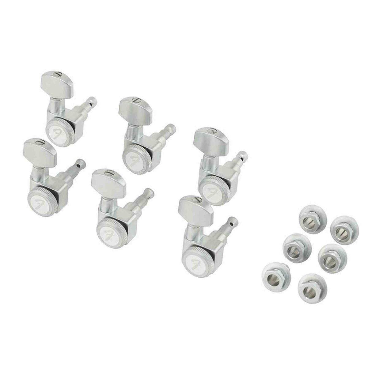 Fender 0990818000 Stemmechanieken, Schaller locking strat/tele, mounting materials included, brushed