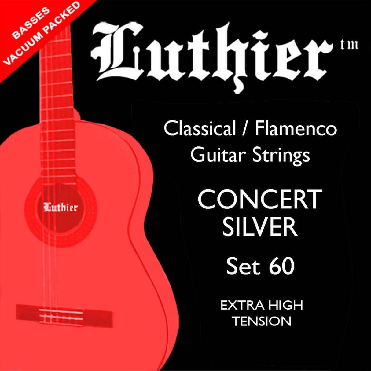 Luthier L-60 snaren set classic Concert Supreme, extra high tension