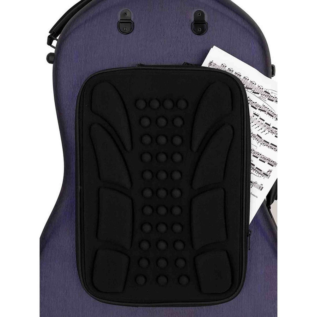 Leonardo CC-644-BU Student Series cellokoffer 4/4 PVC sandwich 4,5 kg geborsteld blauw