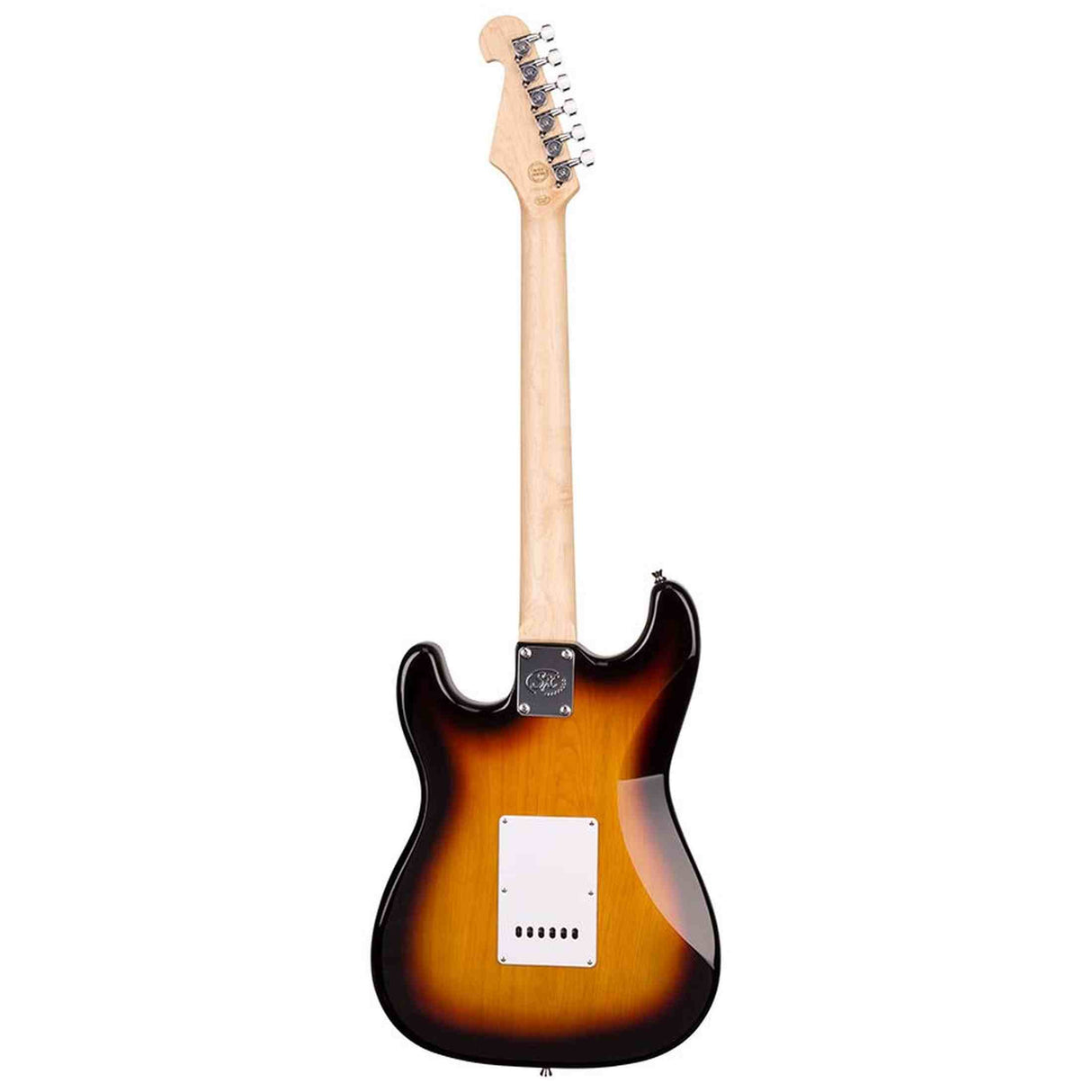 SX ED1/3TS elektrische gitaar – 3 single coil pickups, vintage tremolo, 3-Tone Sunburst + tas