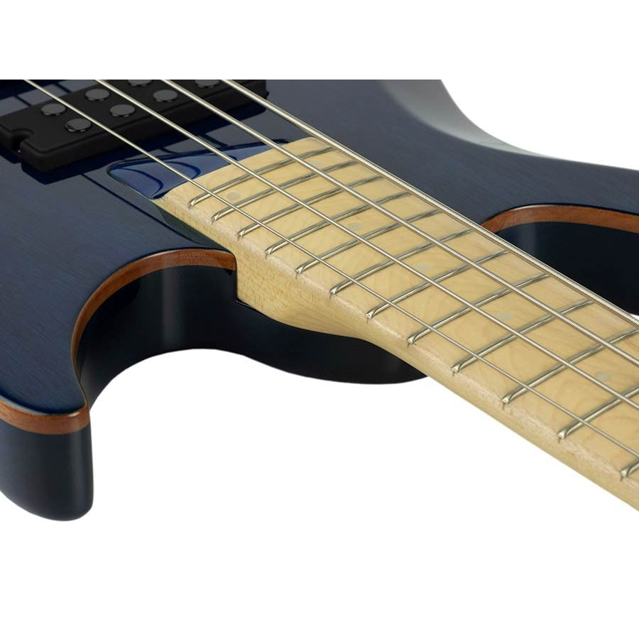Sire M2+ 4/TBL Marcus Miller 4-Snarige Basgitaar Transparent Blue