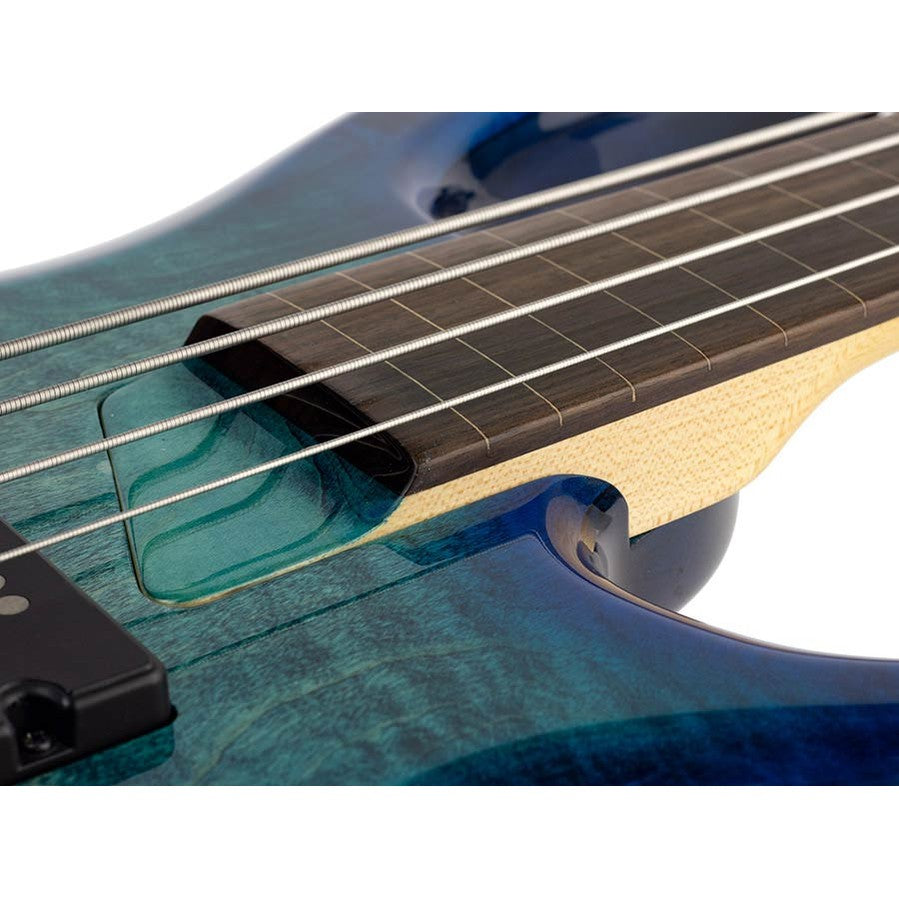 Sire M7+ A4F/TBL Marcus Miller Fretless Basgitaar Transparent Blue