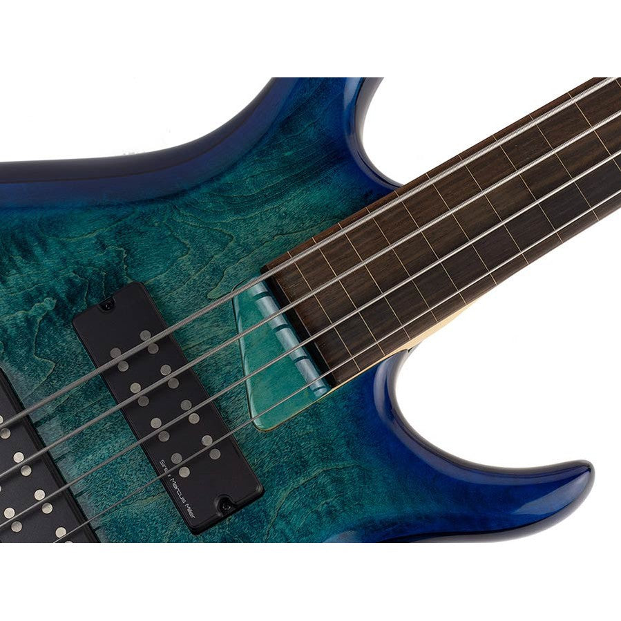 Sire M7+ A4F/TBL Marcus Miller Fretless Basgitaar Transparent Blue