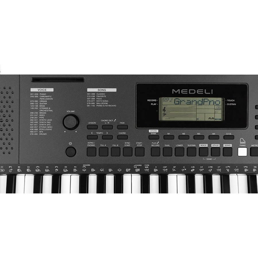 Medeli MK100 keyboard set aanslaggevoelig met les programma