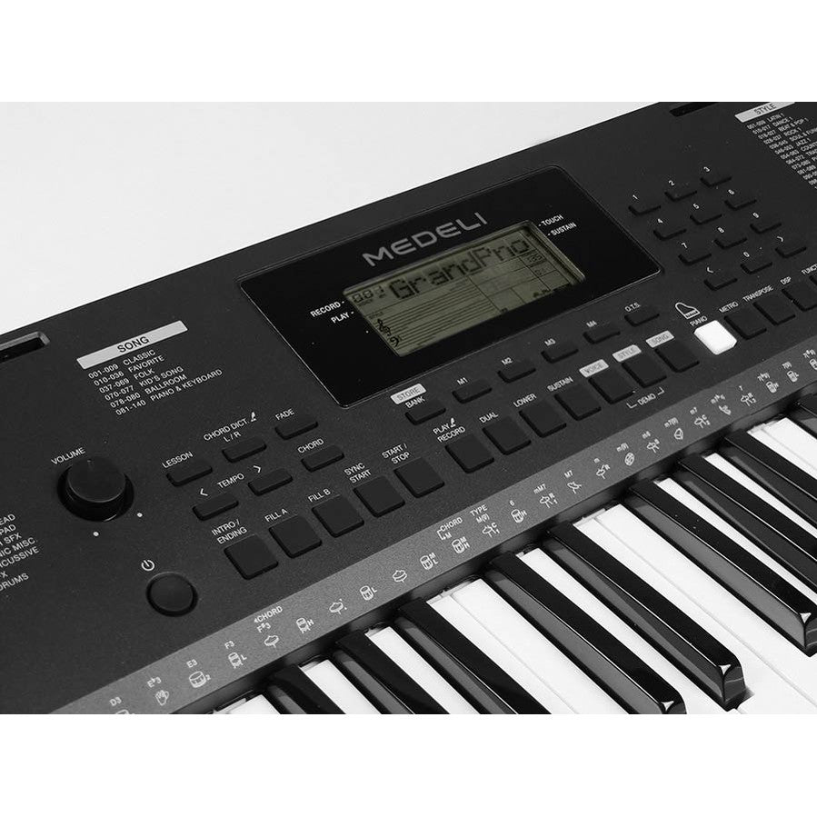 Medeli MK100 keyboard set aanslaggevoelig met les programma
