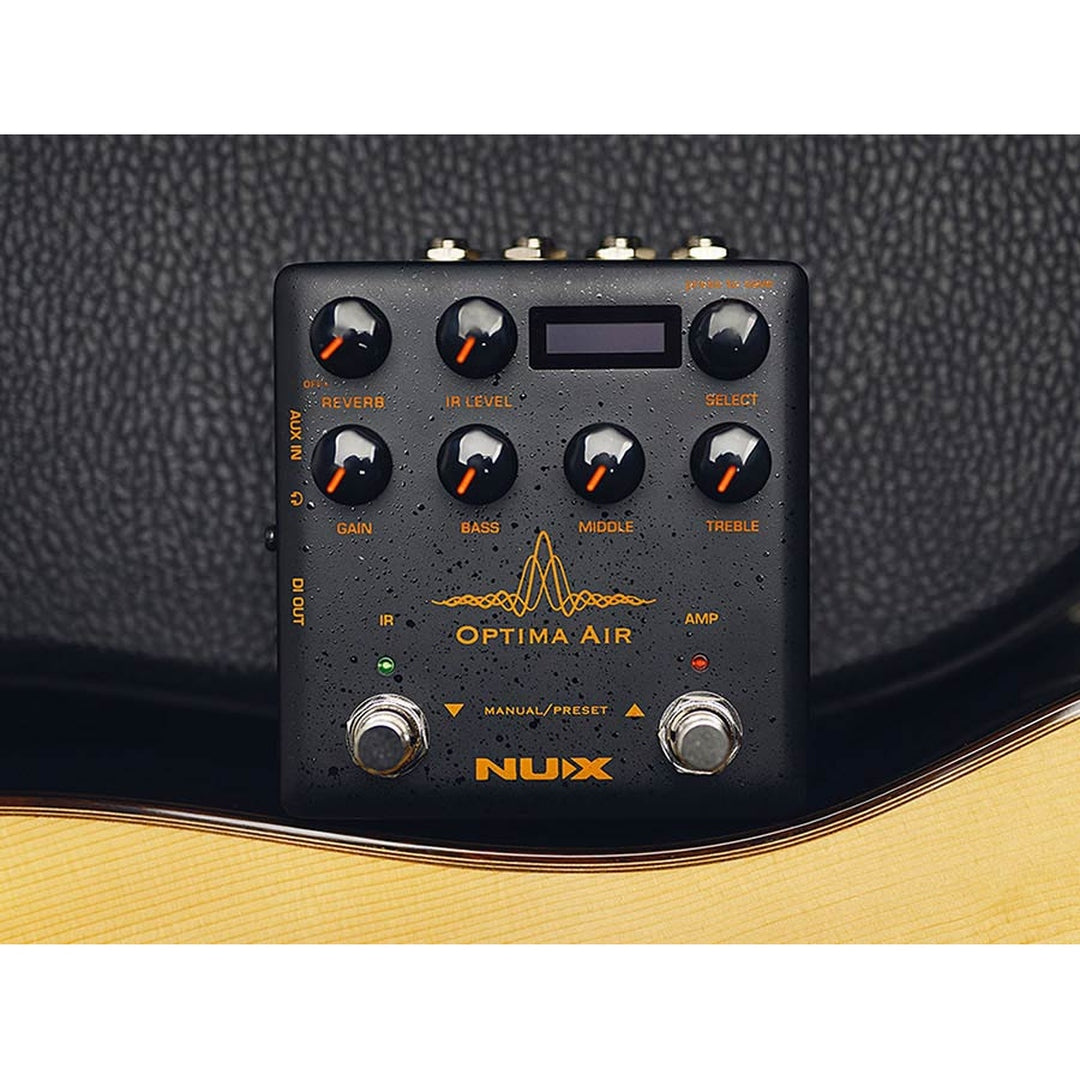 NUX NAI-5 dual akoestische gitaar simulator Verdugo Series effect pedaal