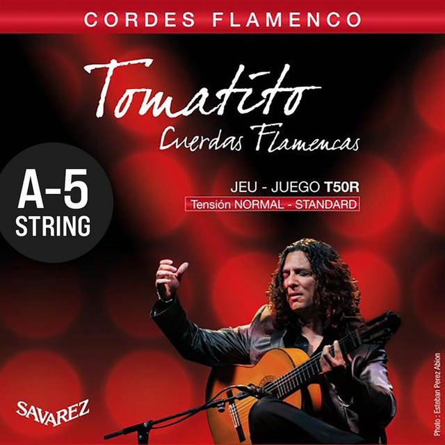 Savarez T55-R A-5 snaar, from Tomatito signature set, flamenco, normal tension
