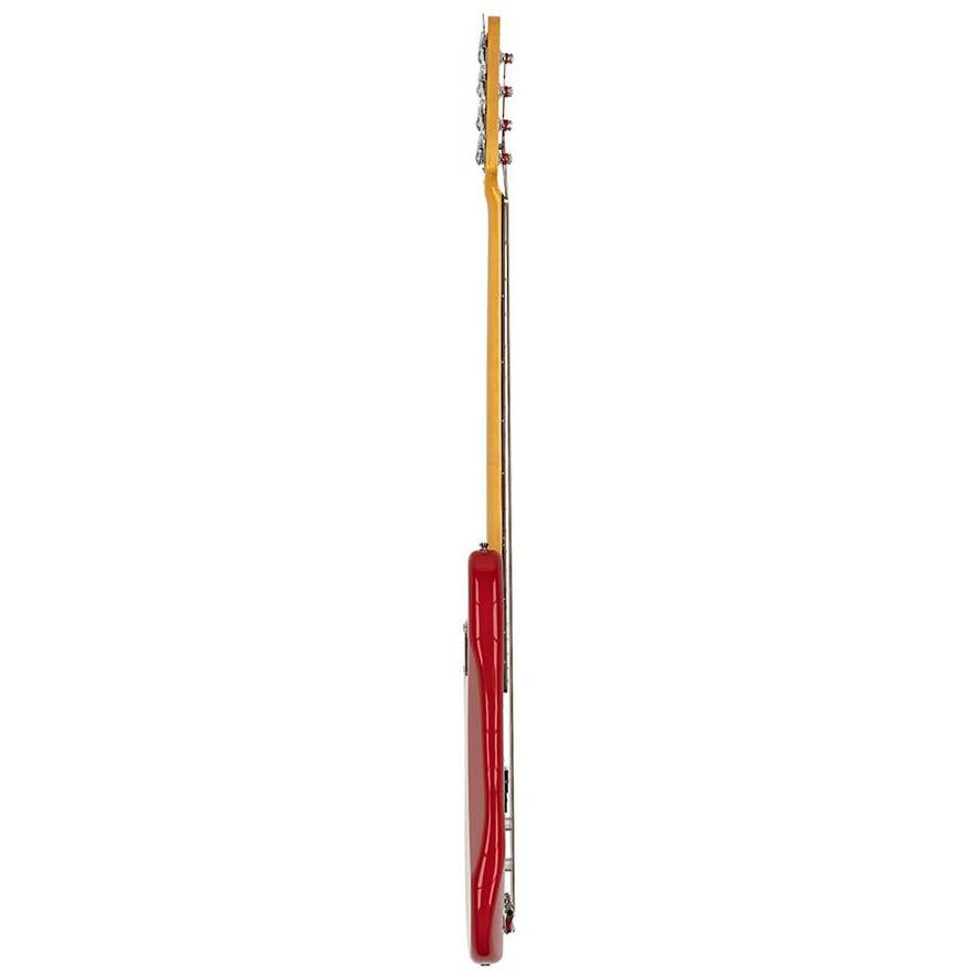 SX SPB62-FR Retro Series 62 P-Style Elektrische Basgitaar Fiesta Red
