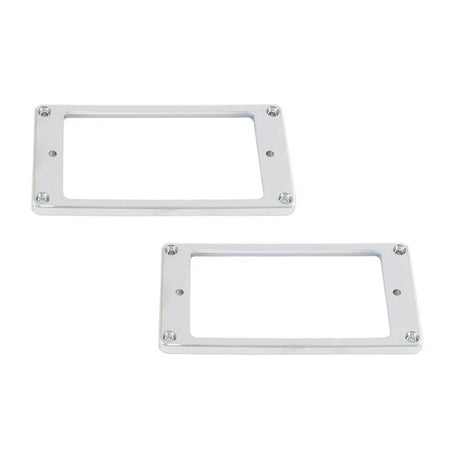 Allparts PC0741010 pickup rings, flat profile, humbucking, chrome, 2pcs
