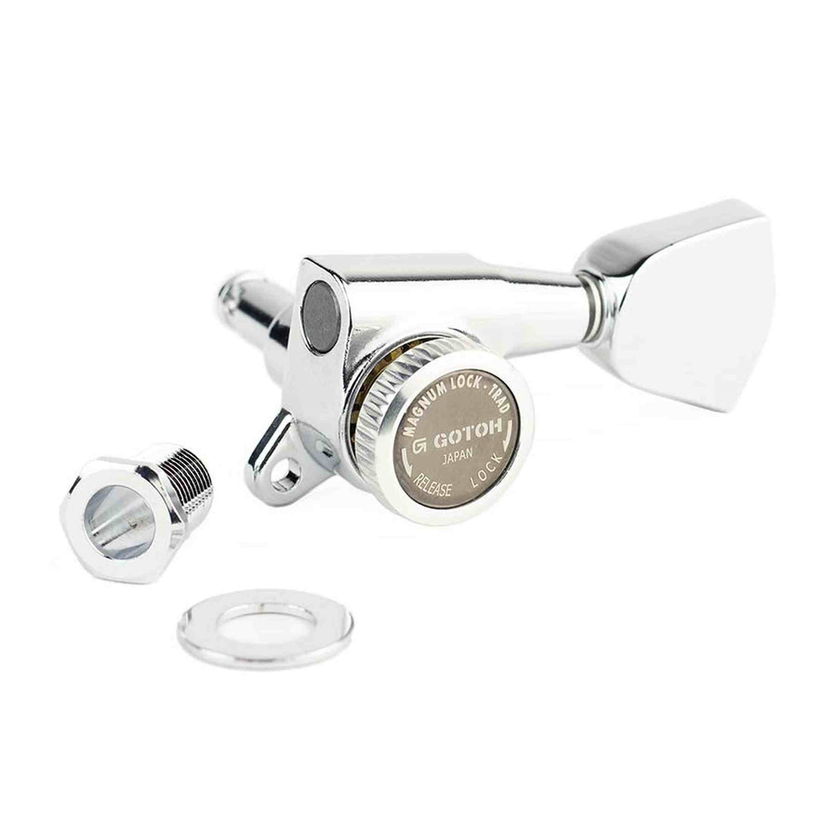 Gotoh GTH14053 SG381 stemmechanieken met Magnum Lock Trad and 04 knoppen, 3L3R, chroom