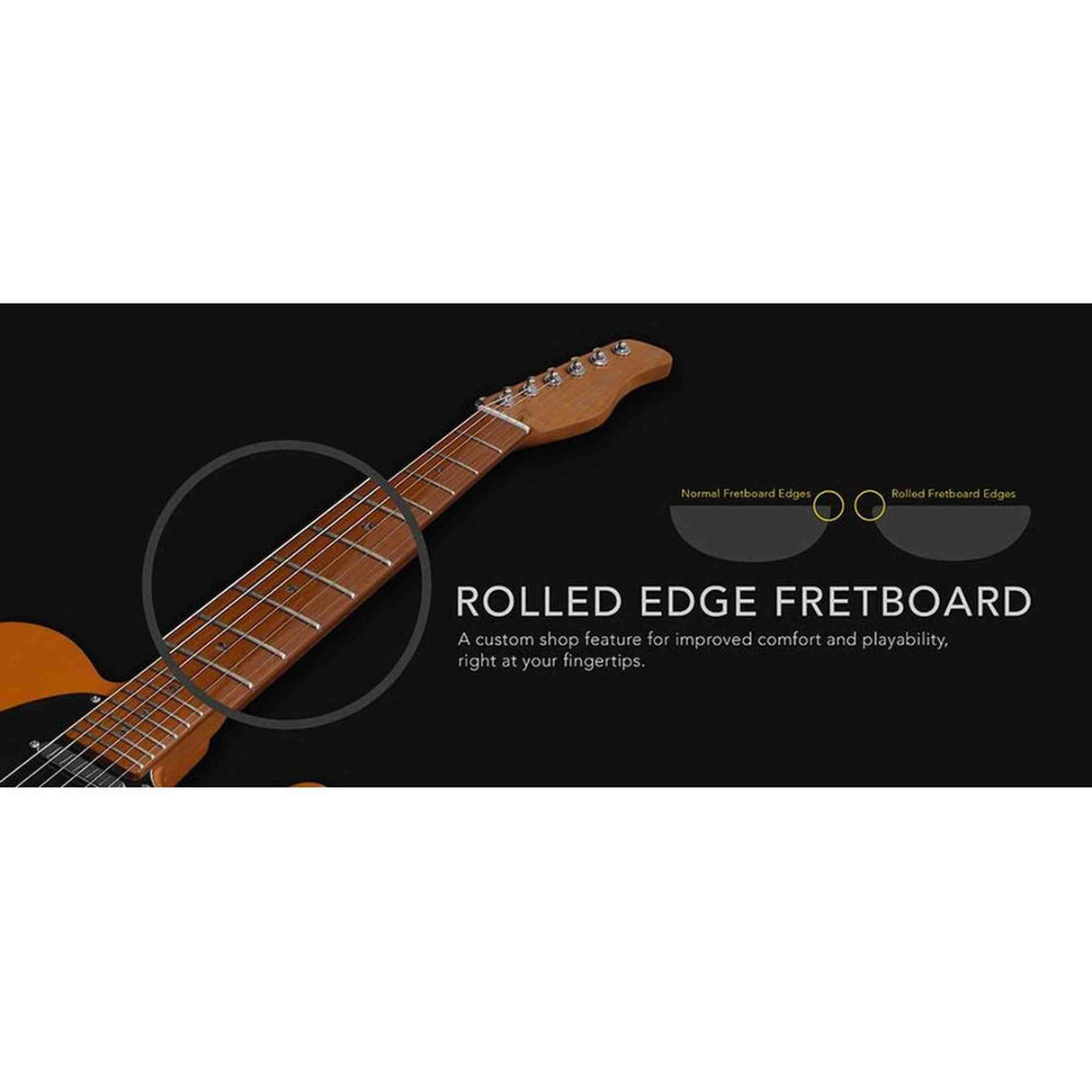 Sire Guitars T7L/BB Linkshandige elektrische gitaar T-stijl butterscotch blond