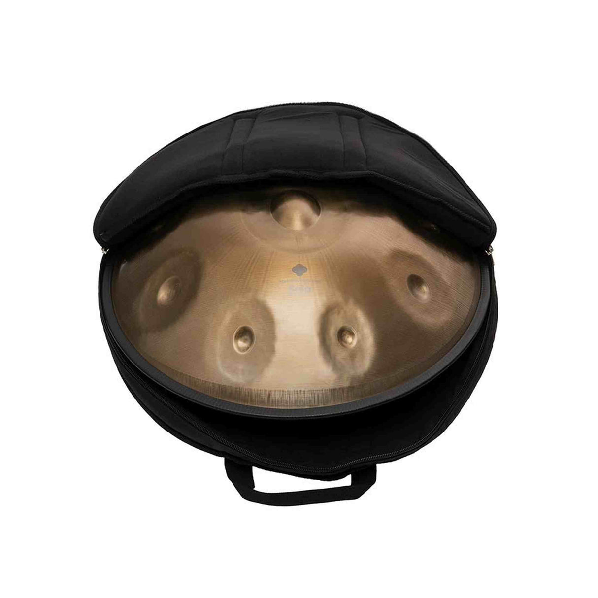Sela SE 201 Stainless Steel Handpan D Kurd 440 Hz goud handgemaakt met gevoerde draagtas