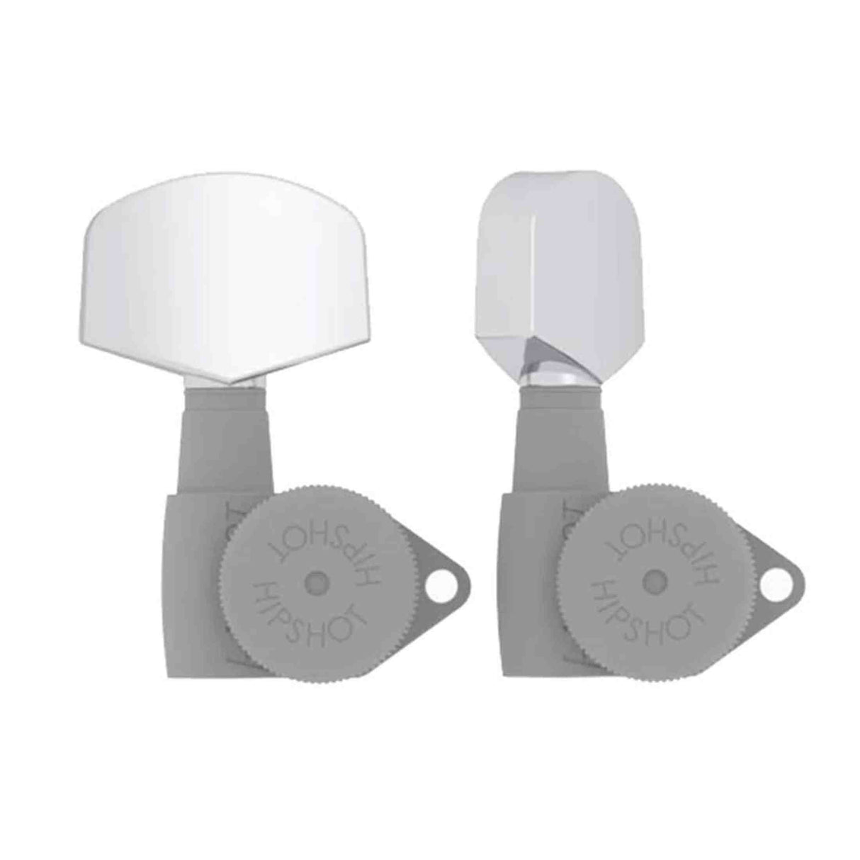 Hipshot HS6B1DLTN Delta Stemknop voor Gitaarmechaniek Nickel, per stuk