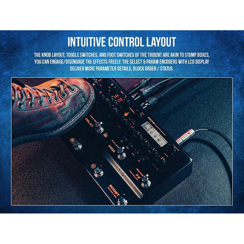 NUX Trident NME-5 Modeling Gitaarprocessor