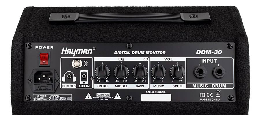 Hayman DDM-30 Digitale Drum Monitor met Bluetooth – 30W