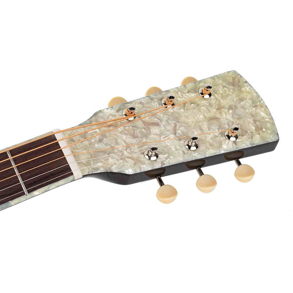 Richwood HSJ-55-GS Heritage Series Jumbo Jumbo Massief Bovenblad Akoestische Gitaar zilver metallic Hoogglans