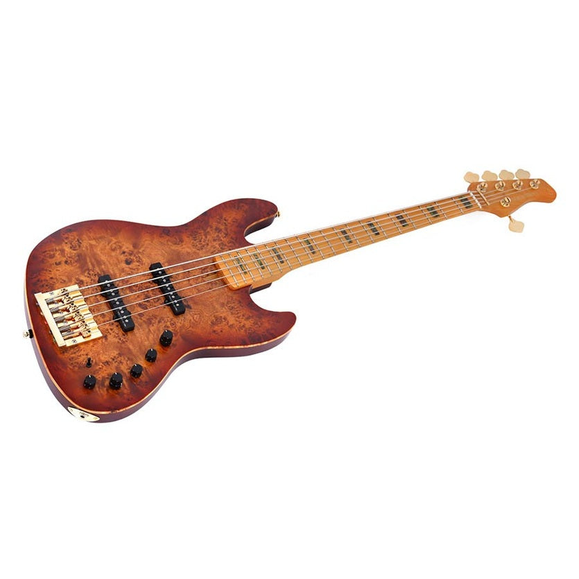 Sire V10 5/NTS Marcus Miller 5-snarige actieve basgitaar Natural Satin