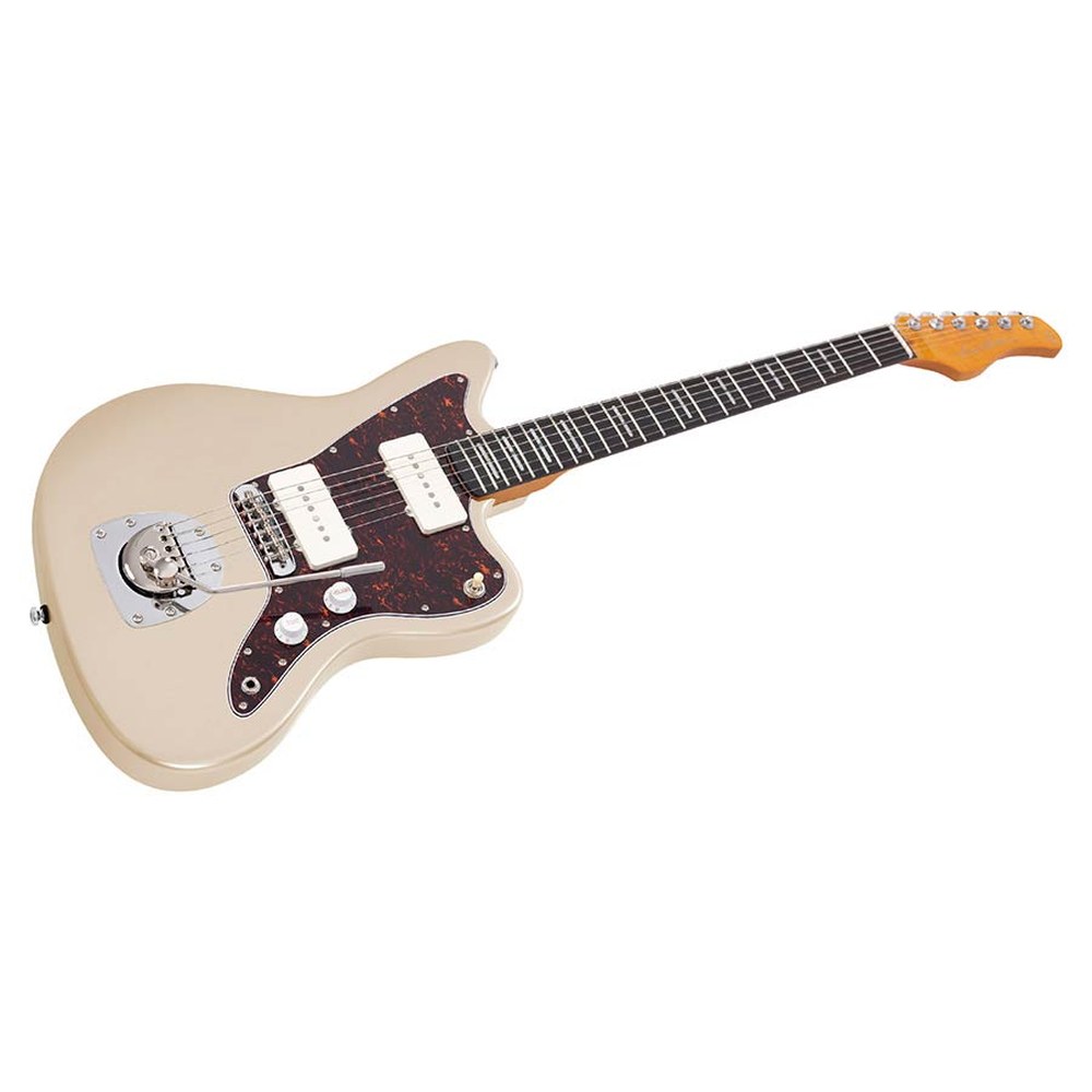 Sire Guitars J5/CGM Mahonie elektrische gitaar J-stijl, champagne goud metallic