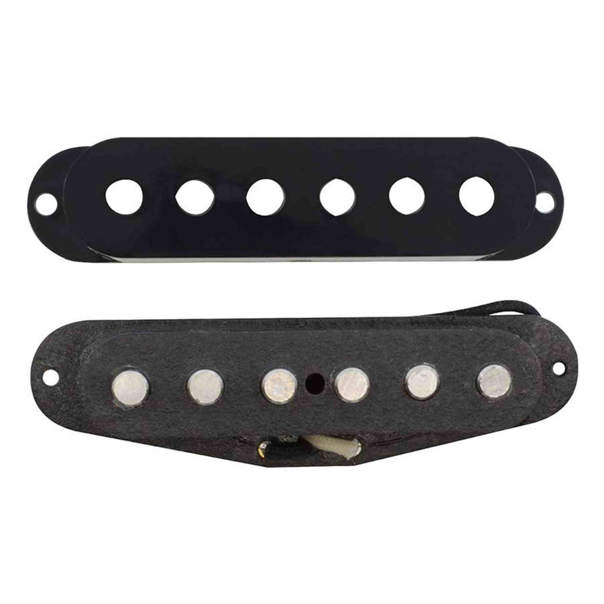 Gotoh GPU-STCLABNX Classic Alpha Single Coil ST Pickup - Alnico 5 staafmagneten, hals, zwart