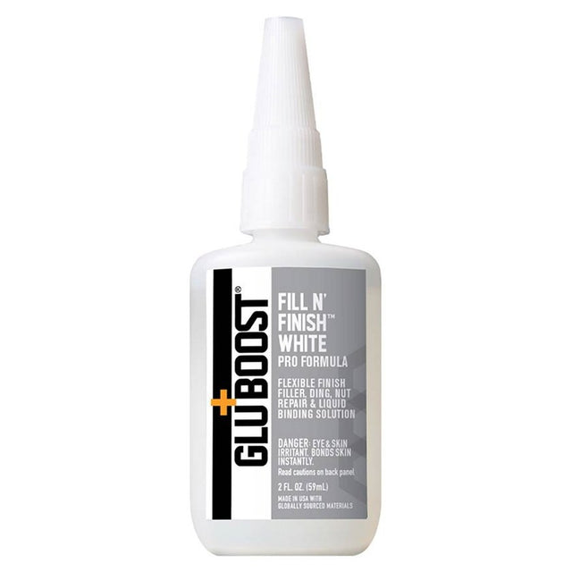 GluBoost GBFNFWHT Fill n’ Finish White – Cyanoacrylaatlijm 59ml