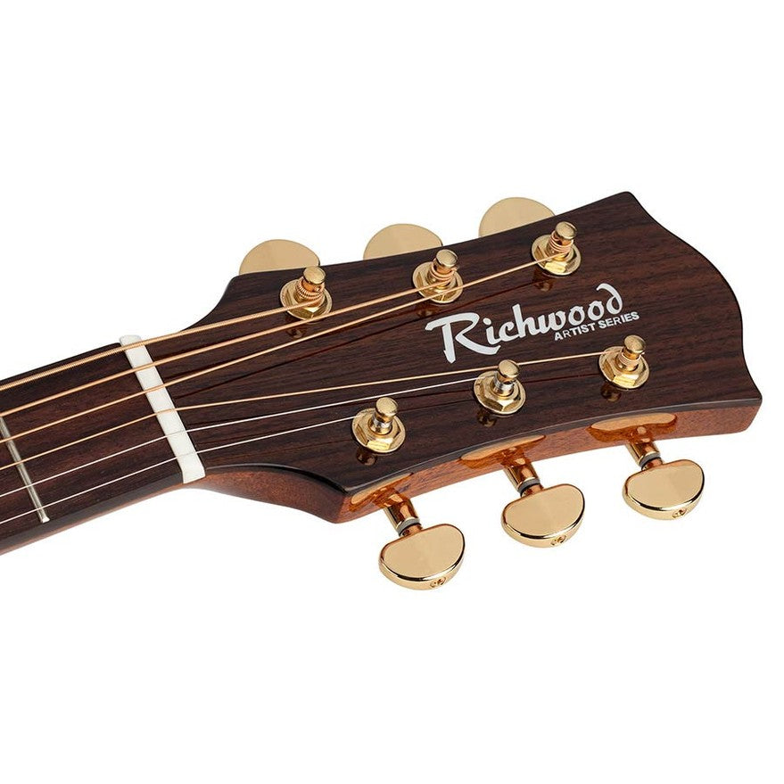 Richwood RG-27-CESB grand auditorium semi akoestische westerngitaar sunburst