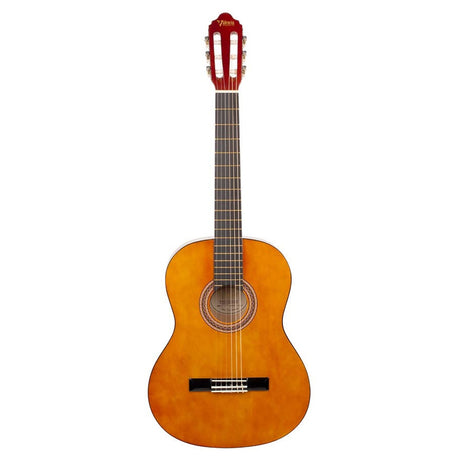 Valencia VC104L klassieke gitaar, linkshandig, linden body, esdoorn fb, hoogglans finish