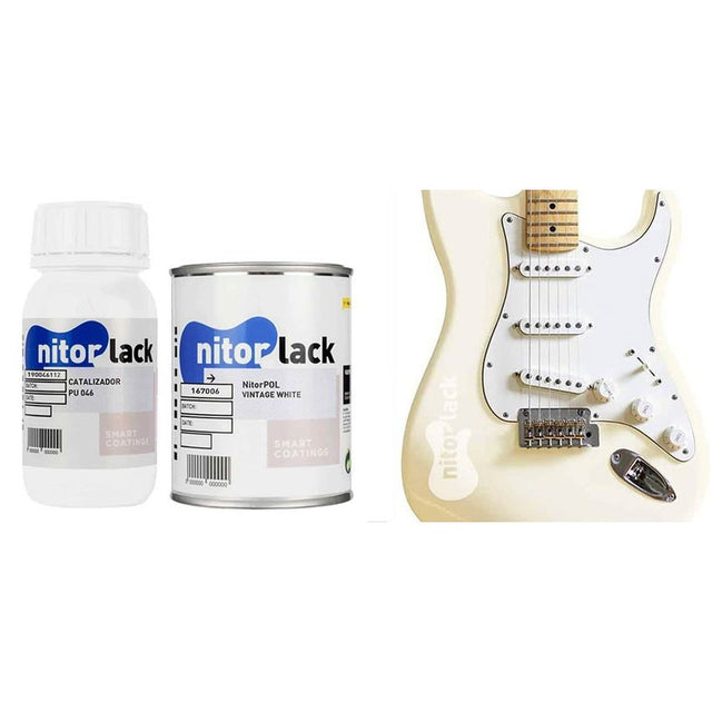NitorLACK N167006108 NitorPOL Polyurethaanlak Vintage White – 500 ml + 250 ml Verharder