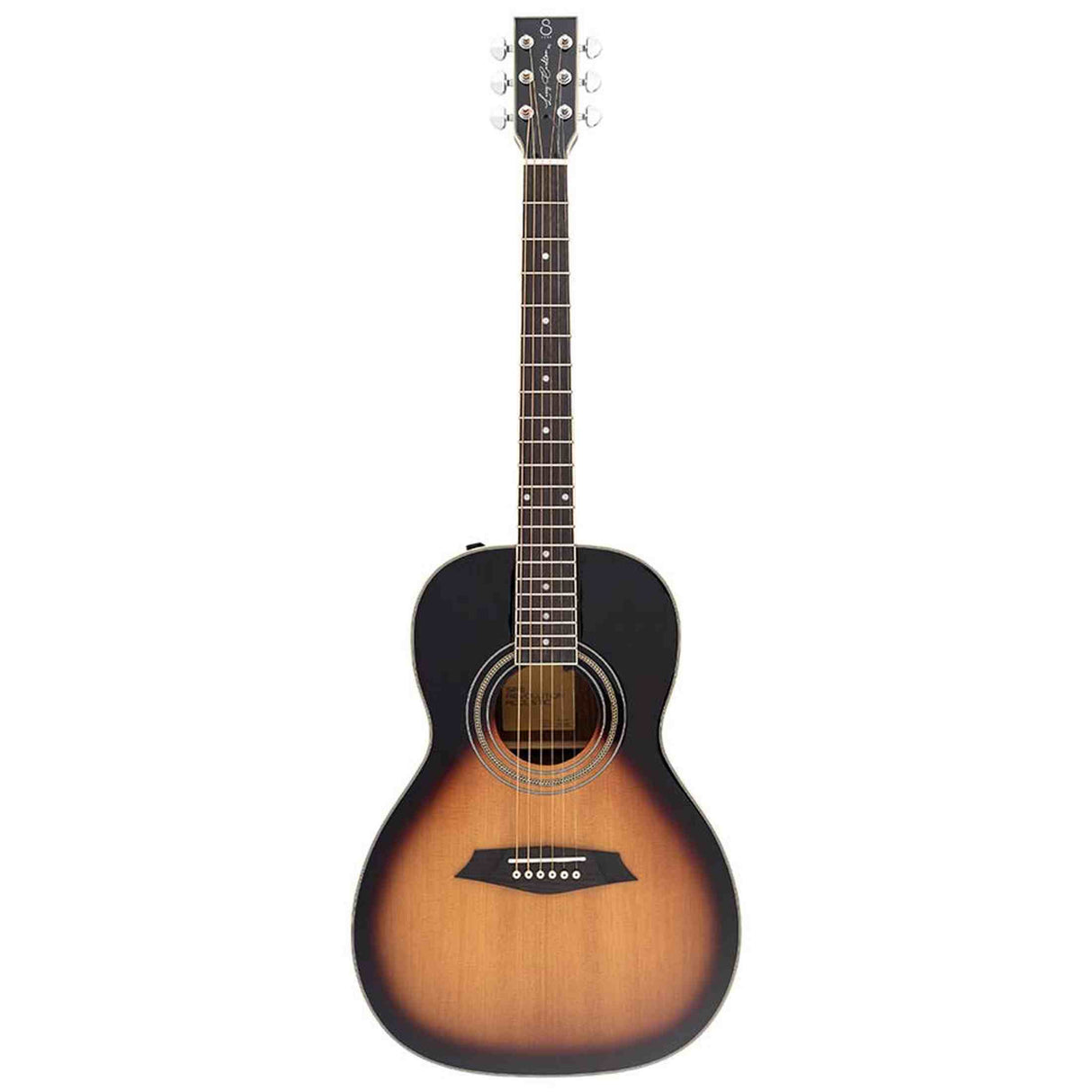 Sire A3PSVS Larry Carlton akoestische parlor gitaar – solid top, SIB elektronica, Vintage Sunburst
