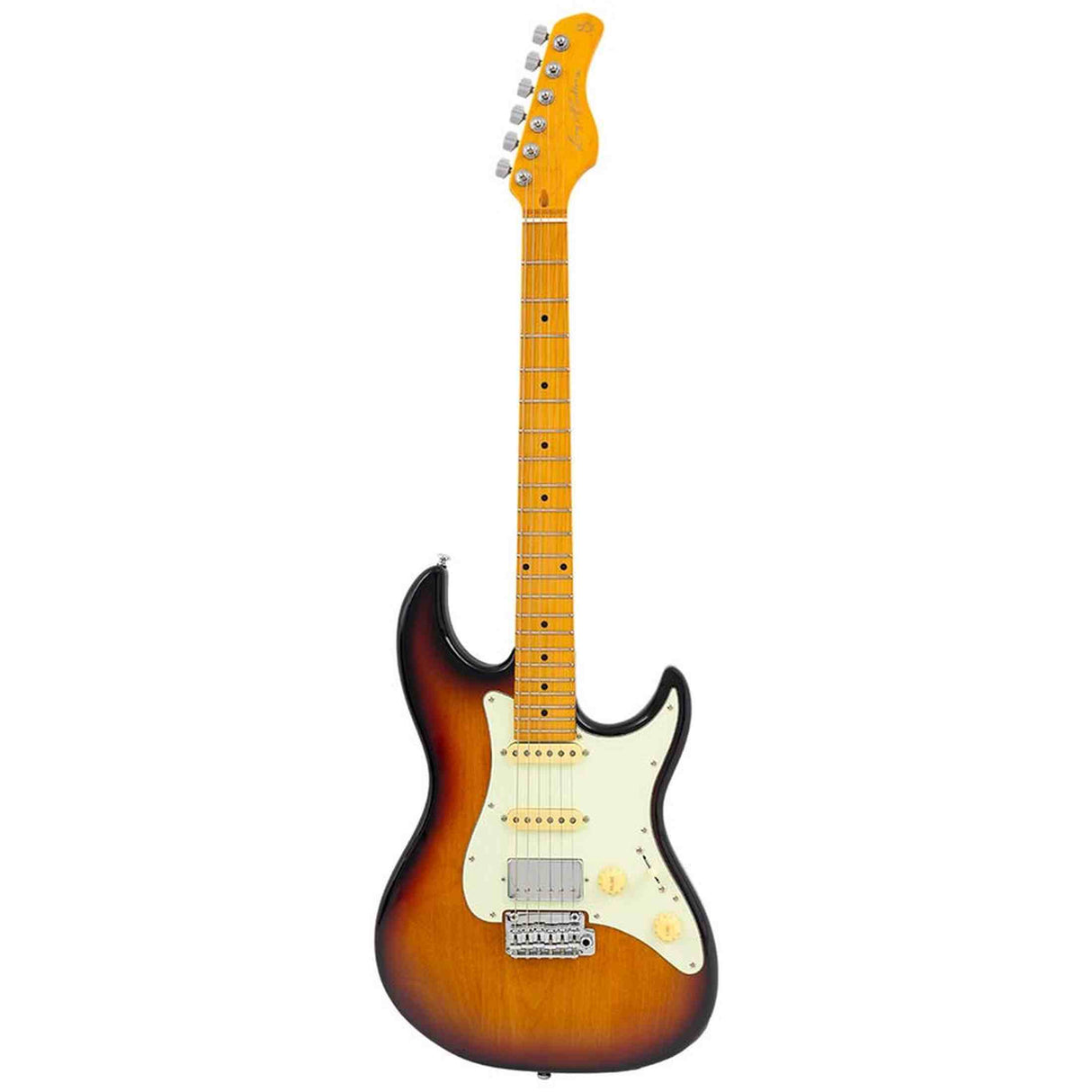 Sire S5 HSS/3TS Larry Carlton elektrische gitaar – S-Style, alder body, 3-Tone Sunburst, HSS-configuratie