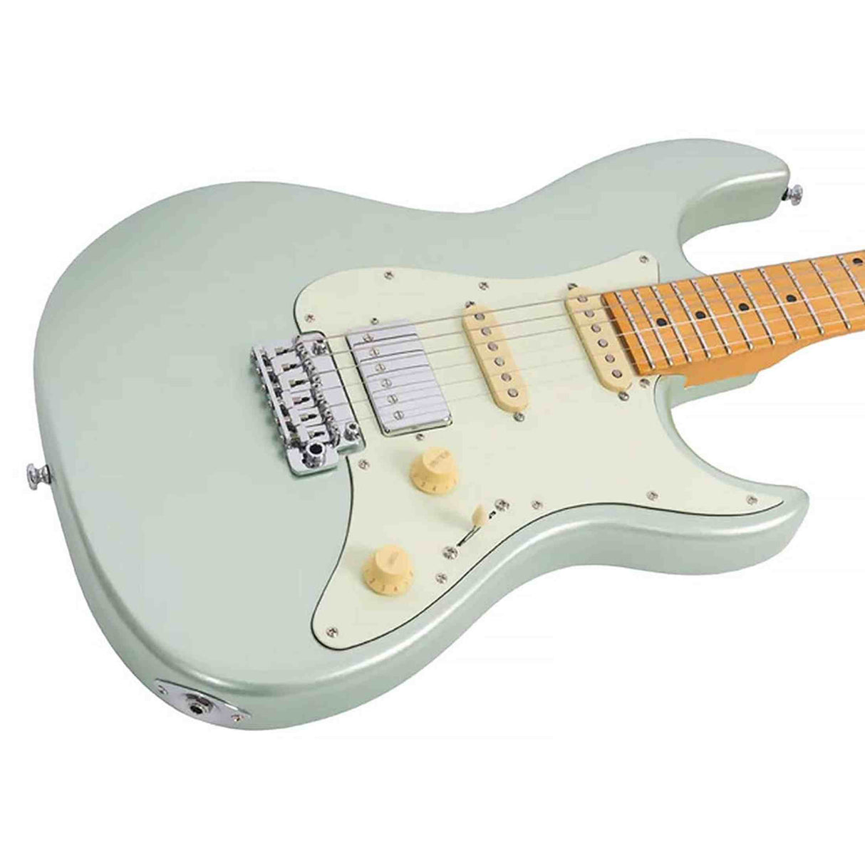 Sire S5 HSS/SGM Larry Carlton elektrische gitaar – S-Style, alder body, Surf Green Metallic, HSS-configuratie