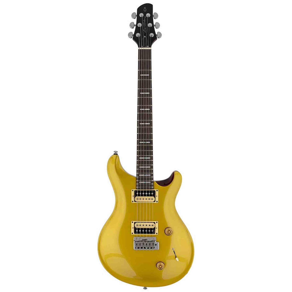 Sire Guitars Q7/MGO Series Larry Carlton mahonie elektrische gitaar metallic goud