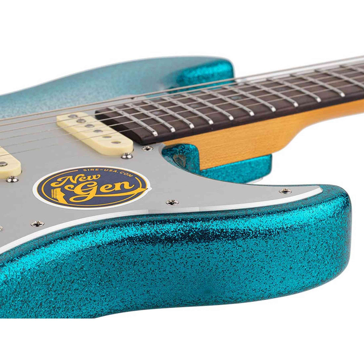 Sire S7N HSS/SBS New Gen Larry Carlton elektrische gitaar – S-Style, alder body, Skyburst Sparkle, HSS-configuratie, stainless steel frets