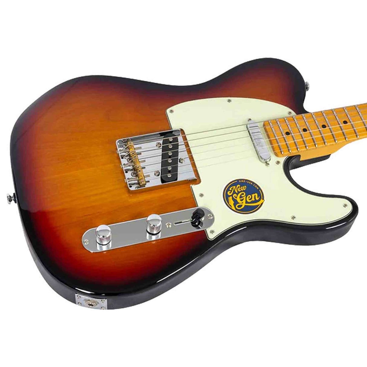 Sire T7N/3TS elektrische gitaar – T-Style, North American Alder, 3-Tone Sunburst, stainless frets, locking tuners