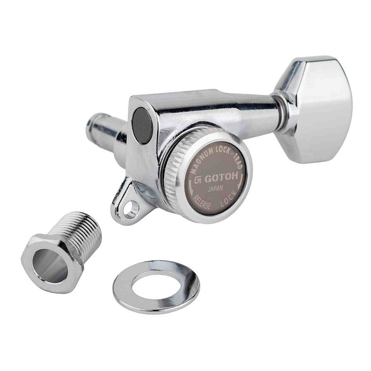 Gotoh GTH14083 SG381 stemmechanieken met Magnum Lock Trad and 07 knoppen, 4L2R, chroom